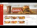 Denny s Online Ordering Walkthrough