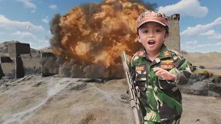Markas Zombie di bom tentara Cilik
