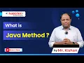What is Java Method NareshIT