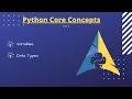 Day 2 - Python Core concepts Variables Data Types