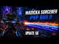 NERFED ESO Update 50 Sorcerer PvP Build Machine Gun MagSorc
