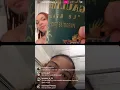 Hannah Hidalgo and Cassandre Prosper livestream on Instagram