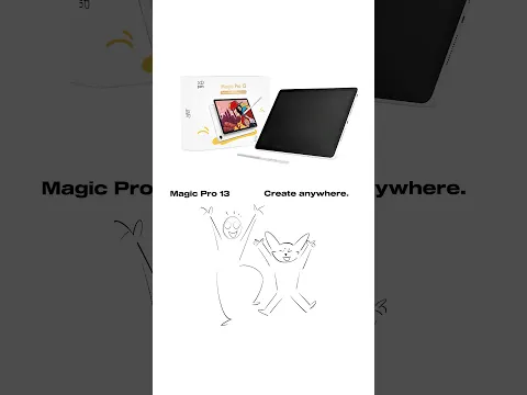 Magic Pro 13 available October 27th! You can create ANYWHERE.