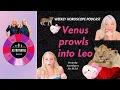 Venus Prowls Into Leo