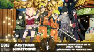Download [Nightcore] Naruto Shippuden Ending 16 __ Aqua Timez - Mayonaka no Orchestra.mp4 MP3