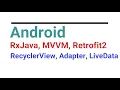 Android Kotlin RxJava VM Retrofit2 on RecyclerView Glide Example 2020