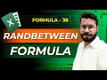 Master RANDBETWEEN Formula in Excel Generate Random Numbers Easily