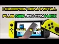 How to install HomeBrew Menu on Nintendo Switch JoyCon Tin Foil Trick 1 0 0-5 1 0 firmware RCM