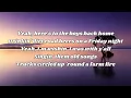 Dylan Marlowe, Dylan Scott Boys Back Home lyrics