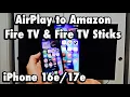 iPhone How to AirPlay to Amazon Fire TV Fire TV Sticks