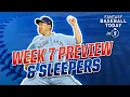 WEEK 7 SCHEDULE TWO-START PITCHERS SLEEPER HITTERS TO ADD 2022 Fantasy Baseball Advice