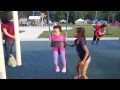 ET playing Leonard park