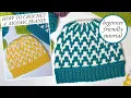 Easy Mosaic Crochet Beanie Tutorial Beginner-Friendly Zig Zag Hat Pattern