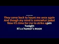 Ghost - Hunter's Moon - Karaoke Instrumental Lyrics - ObsKure