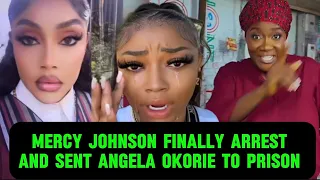wahala o mercy johnson finally arrested and sent angela okorie to p is n for cyber b llying