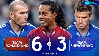 RONALDINHO, ZIDANE, BECKHAM, KAKÁ E OUTRAS LENDAS CHOCARAM O MUNDO EM 2005 EM PARTIDA BENEFICENTE!