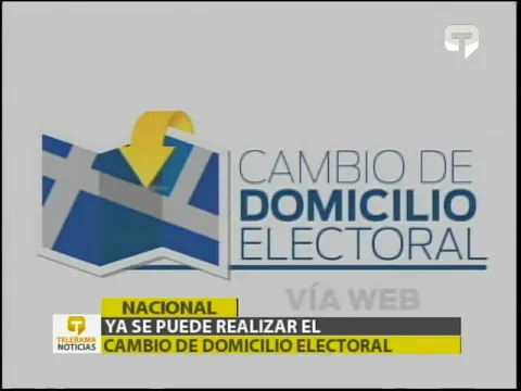 Ya se puede realizar el cambio de domicilio electoral