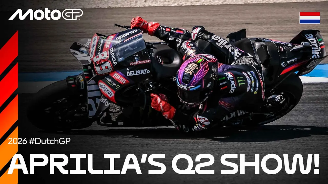 The dramatic last 5 minutes of MotoGP Q2 at the 2026 Dutch GP
