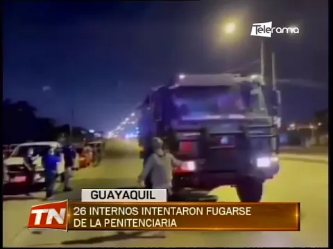26 internos intentaron fugarse de la penitenciaría