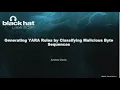 Generating YARA Rules by Classifying Malicious Byte Sequences