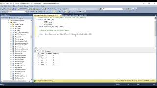 Inserting multiple rows in a single SQL query