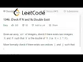 1346 Check if N and its double Exist leetcode 1346 1346 leetcode