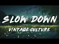 Maverick Sabre, Jorja Smith - Slow Down (Vintage Culture & Slow Motion Remix)   [ Lyrics ]