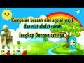 Lagu bacaan niat sholat wajib dan sunah || anak belajar sholat~menghafal niat sholat