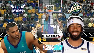 Charlotte Hornets VS Utah Jazz Mi Carrera NBA 2K20 MOBILE LIVE STREAM 