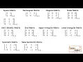 Basics of Matrices Types of matrices Addition Subtraction