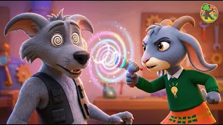 El lobo roba la máquina de hipnosis… ¡y acaba cacareando! | Los siete cabritillos | KONDOSAN