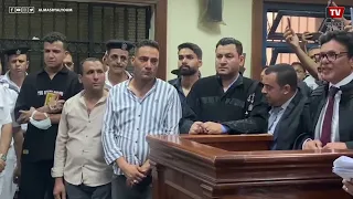 انهيار وبكاء عصام صاصا أمام هيئة المحكمة 