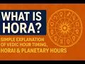 Vedic Astrology Hora Understand Planetary Hours for Shubh MuhuratHora1
