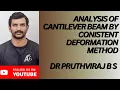 Problem 4 Consistent Deformation Method - Propped Cantilever Beam