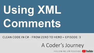 Clean Code in C - Using XML Comments