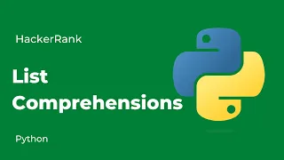 Python HackerRank Solutions List Comprehensions