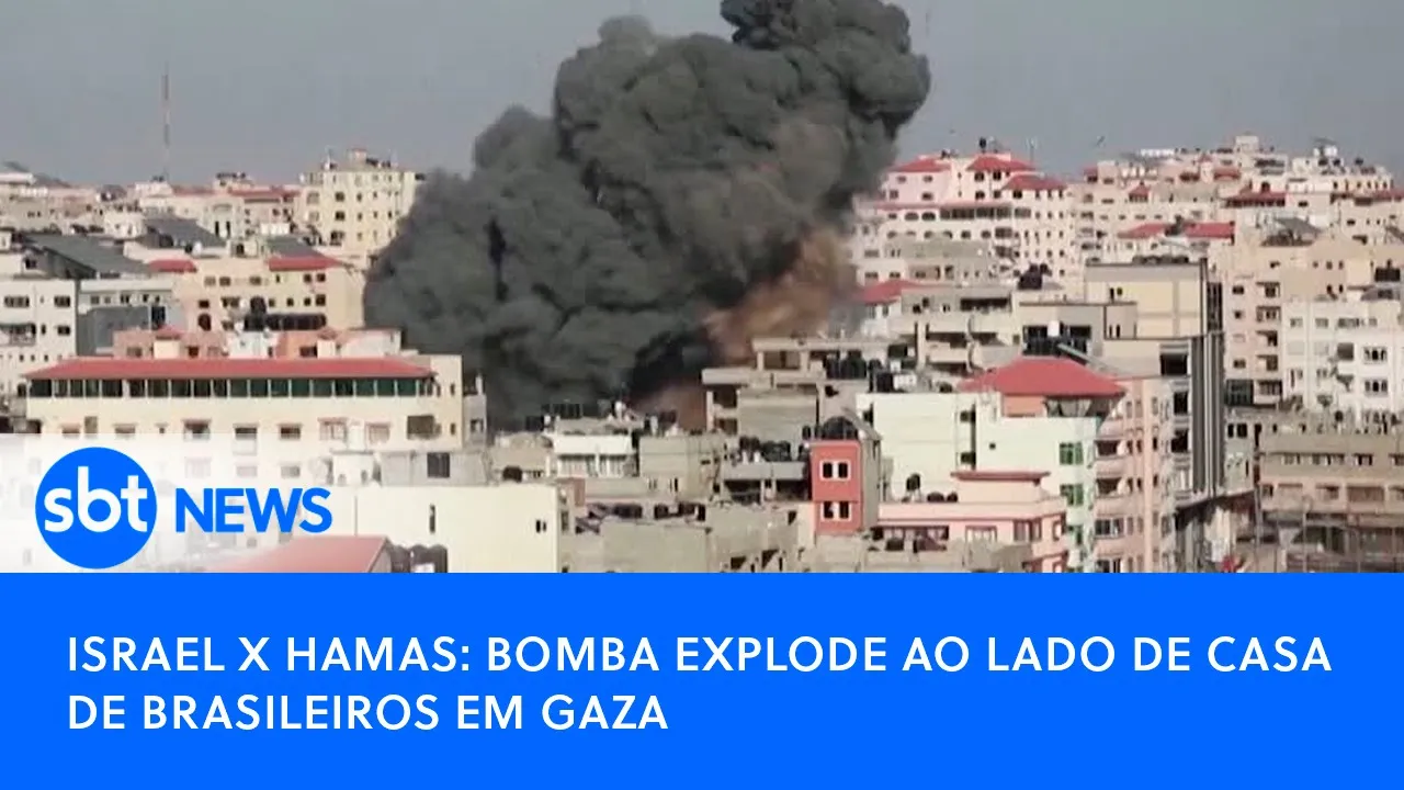 ????Poder Expresso: Israel x Hamas: bomba explode ao lado de casa de brasileiros em Gaza