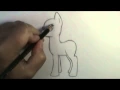 How to draw a My little Pony basic