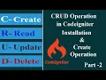 CRUD Operation in Codeigniter in Hindi Insert Operation in Codeigniter Installation part 2