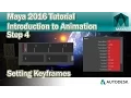 How to set keyframes in Maya 2016 Maya Animation Tutorial