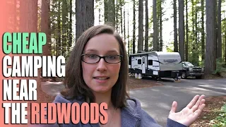 Cheap Camping Near Redwoods National State Parks - Florence Keller County Park Campground Review