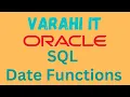 VARAHI IT - Oracle SQL