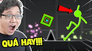 Người Que Đại Chiến... Khối Vuông Geometry Dash