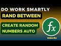 Excel RANDBETWEEN Explained Generate Random Numbers Easily
