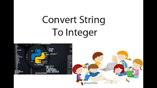 Python Convert String To Integer