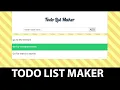 Make A Todo List App In Javascript - hindi