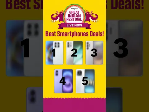 5 Best Smartphone deals this Amazon Great Indian Sale!!!