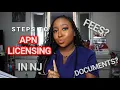 STEPS TO APN LICENSING AFTER BOARD CERTIFICATION NJ