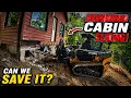 Trying to Save an Abandoned Cabin Before It Slides Down the Hill