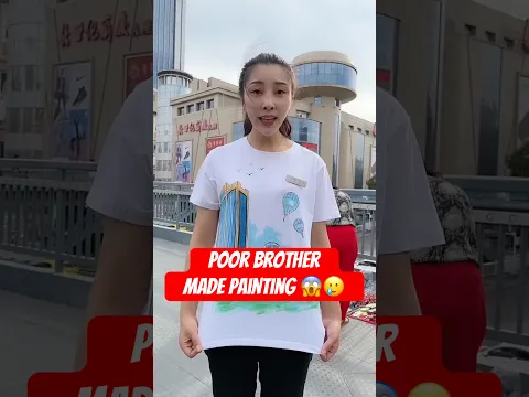 Poor Brother Made Beautiful Painting 🤯😭